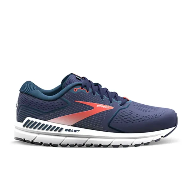 Brooks Beast '20 Wide Midnight/Red