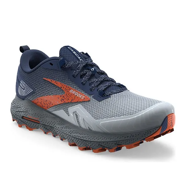 Brooks Cascadia 17 Blue/Navy/Firecracker Men's Shoes