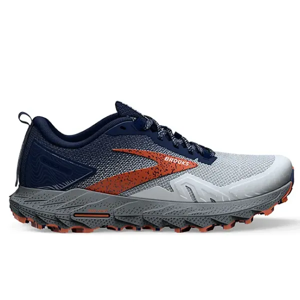 Brooks Cascadia 17 Blue/Navy/Firecracker Men's Shoes