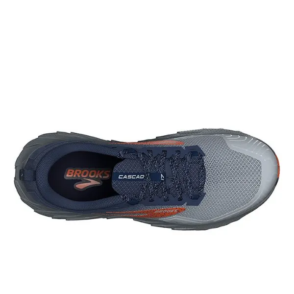 Brooks Cascadia 17 Blue/Navy/Firecracker Men's Shoes