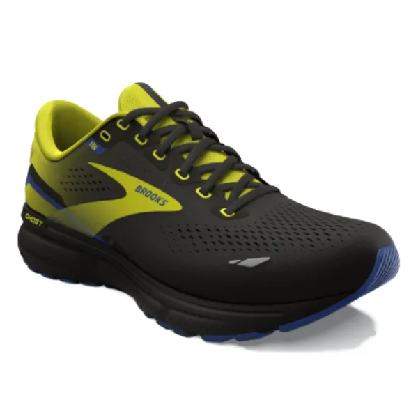 Brooks Ghost 15 Black Nightlife Blue