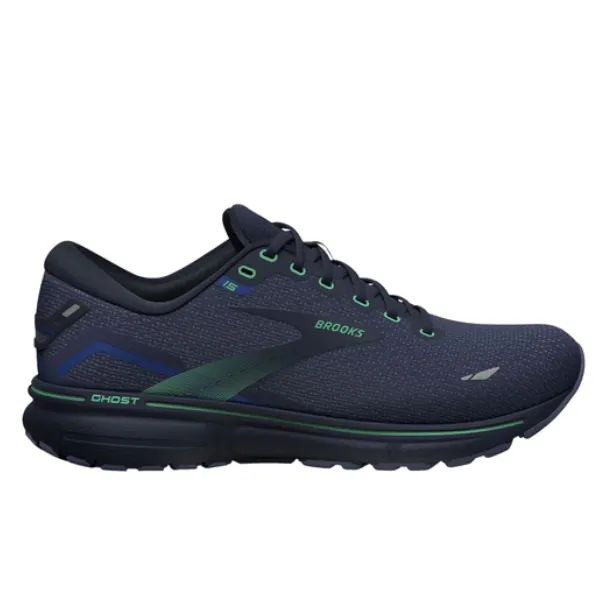 Brooks Ghost 15 Crown Blue Black Green Men's Shoes