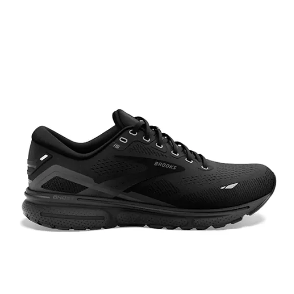 Brooks Ghost 15 Wide Black - Men's Shoe