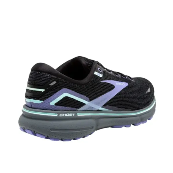 Brooks Ghost 15 Women's Running Shoes - Black/Jacaranda/Salt