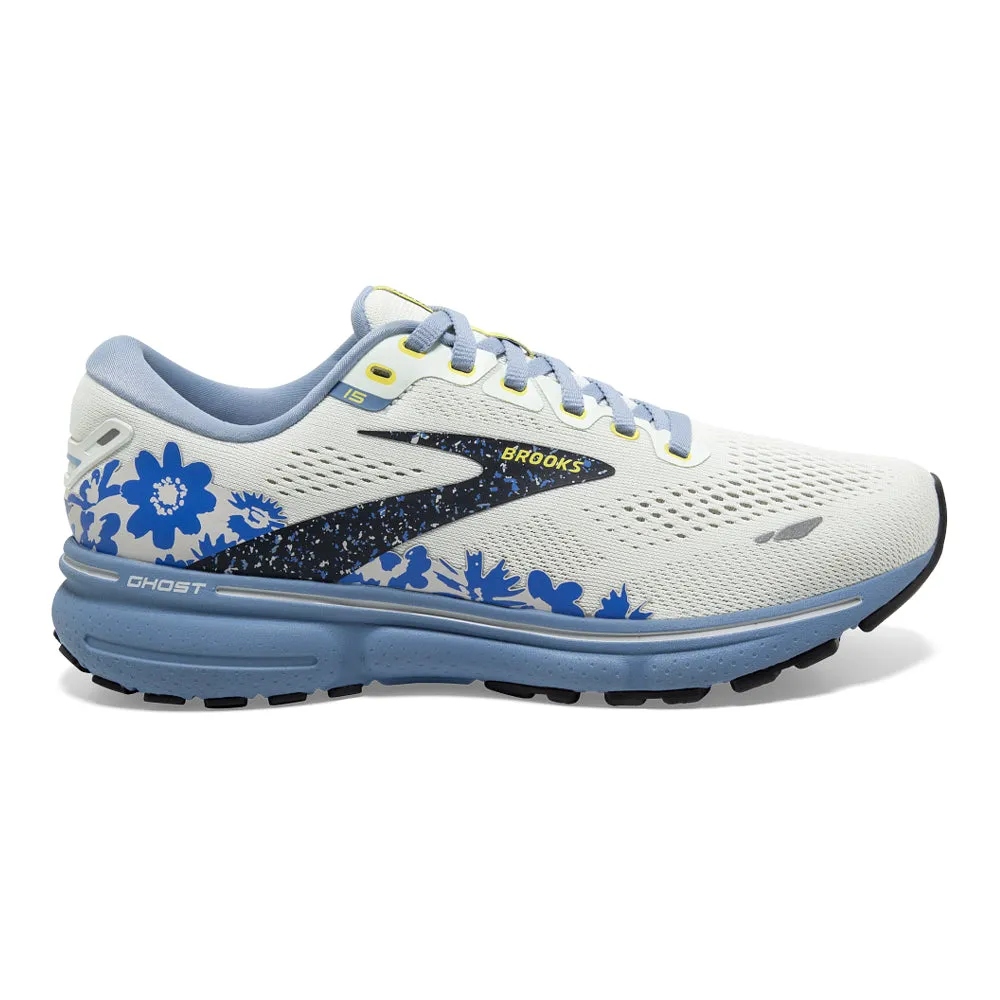 Brooks Ghost 15 Women's Shoes - Ice/Rain/Ebony, Size 5.5 B Medium