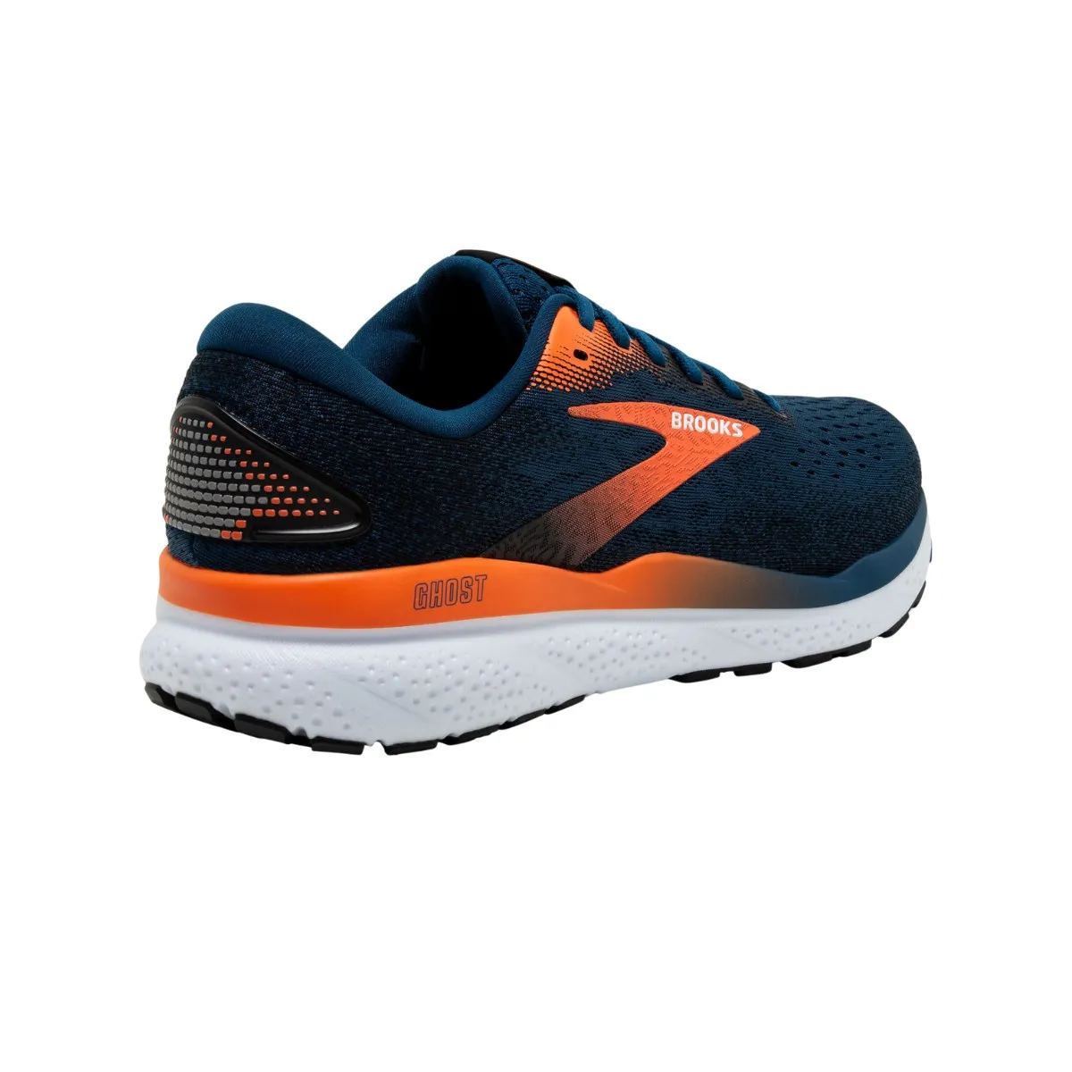 Brooks Ghost AW24 Navy Blue Orange Shoes