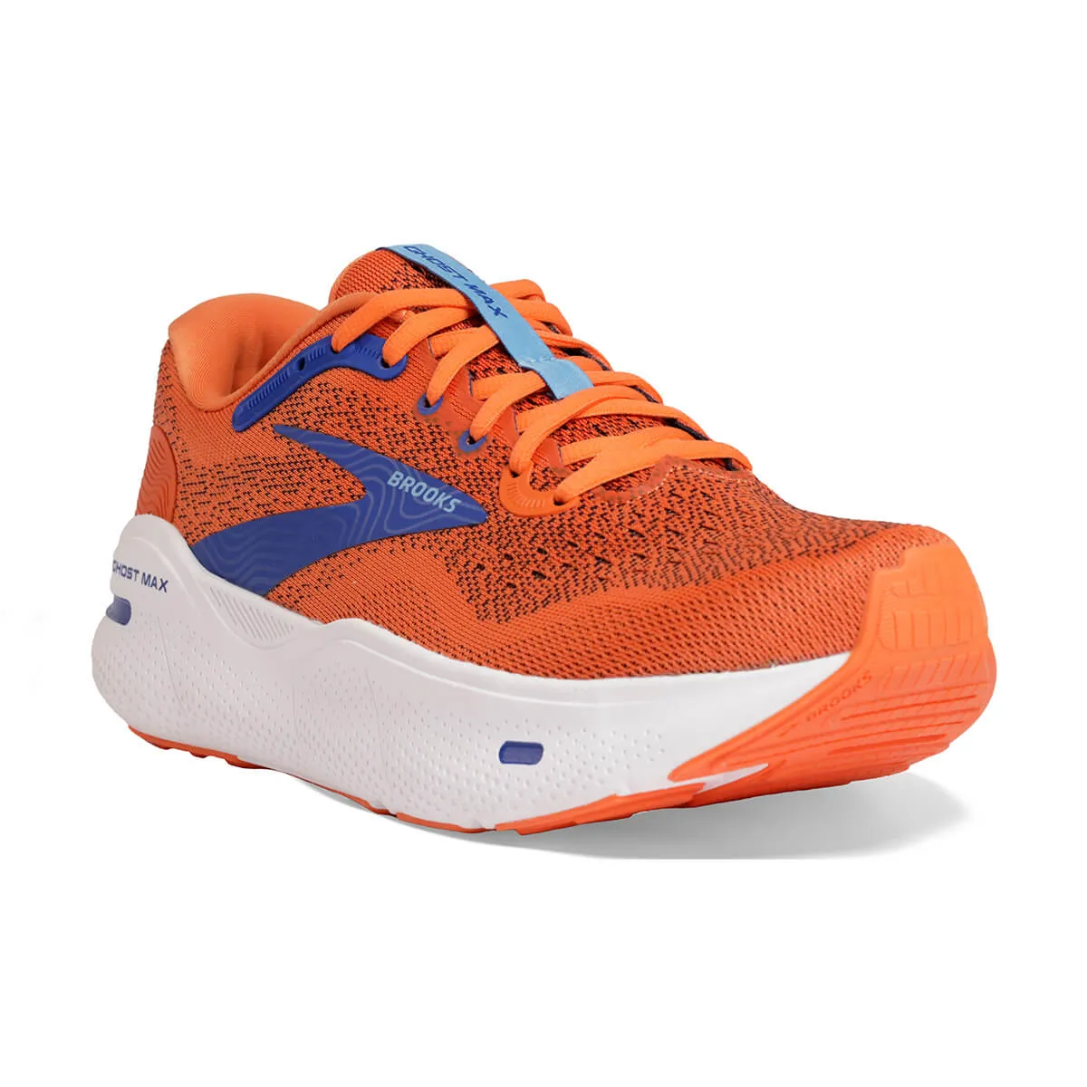 Brooks Ghost Max Men's Running Shoes | Red Orange/Black/Surf the Web