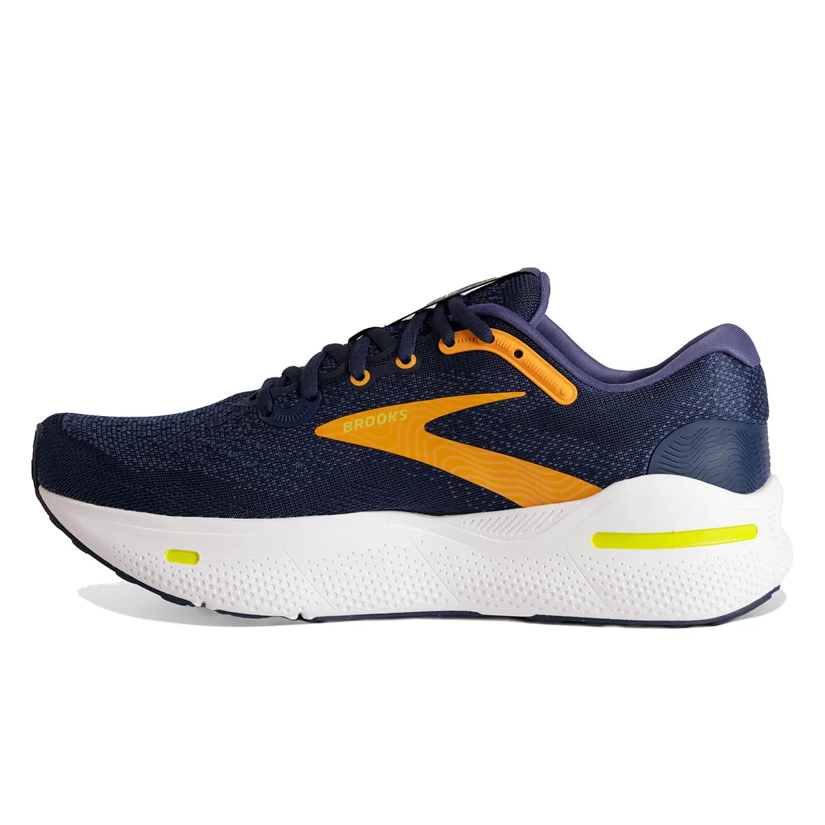 Brooks Ghost Max Men's Shoes - Crown Blue/Black Iris/Marigold