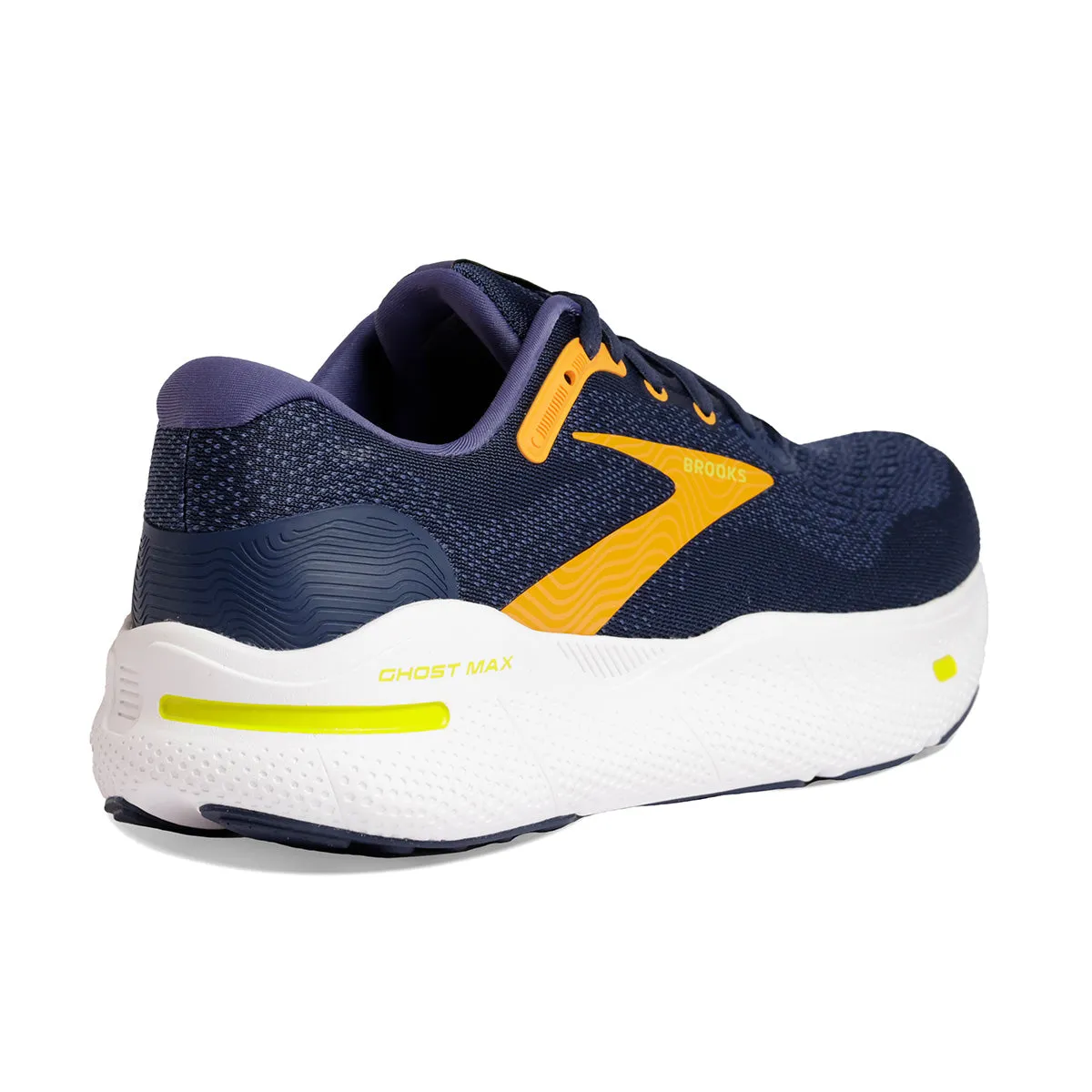 Brooks Ghost Max Men's Shoes - Crown Blue/Black Iris/Marigold