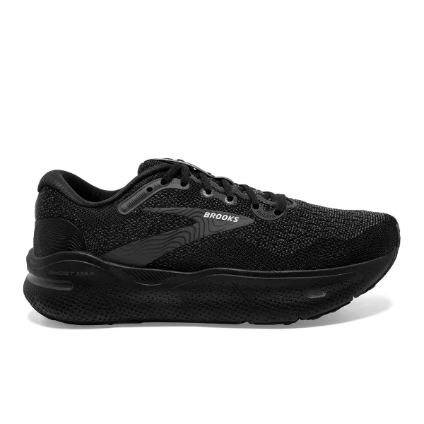 Brooks Ghost Max Wide Black Men's Shoes.