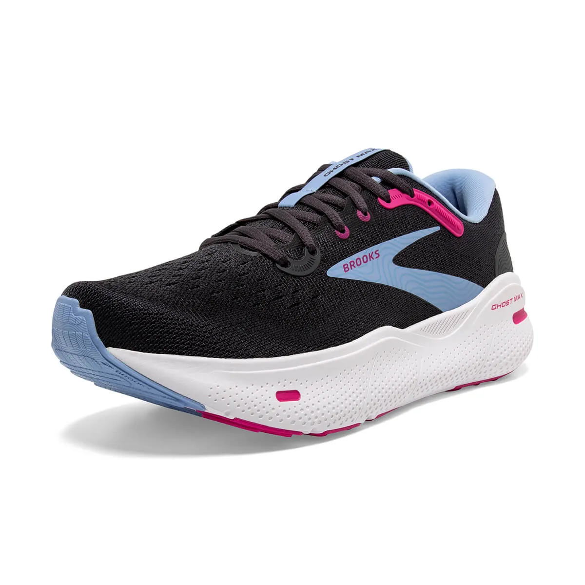 Brooks Ghost Max Women's Running Shoes | Ebony/Open Air/Lilac Rose