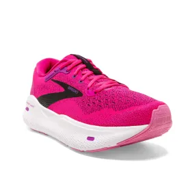 Brooks Ghost Max Women's Running Shoes - Pink Glo/Purple/Black