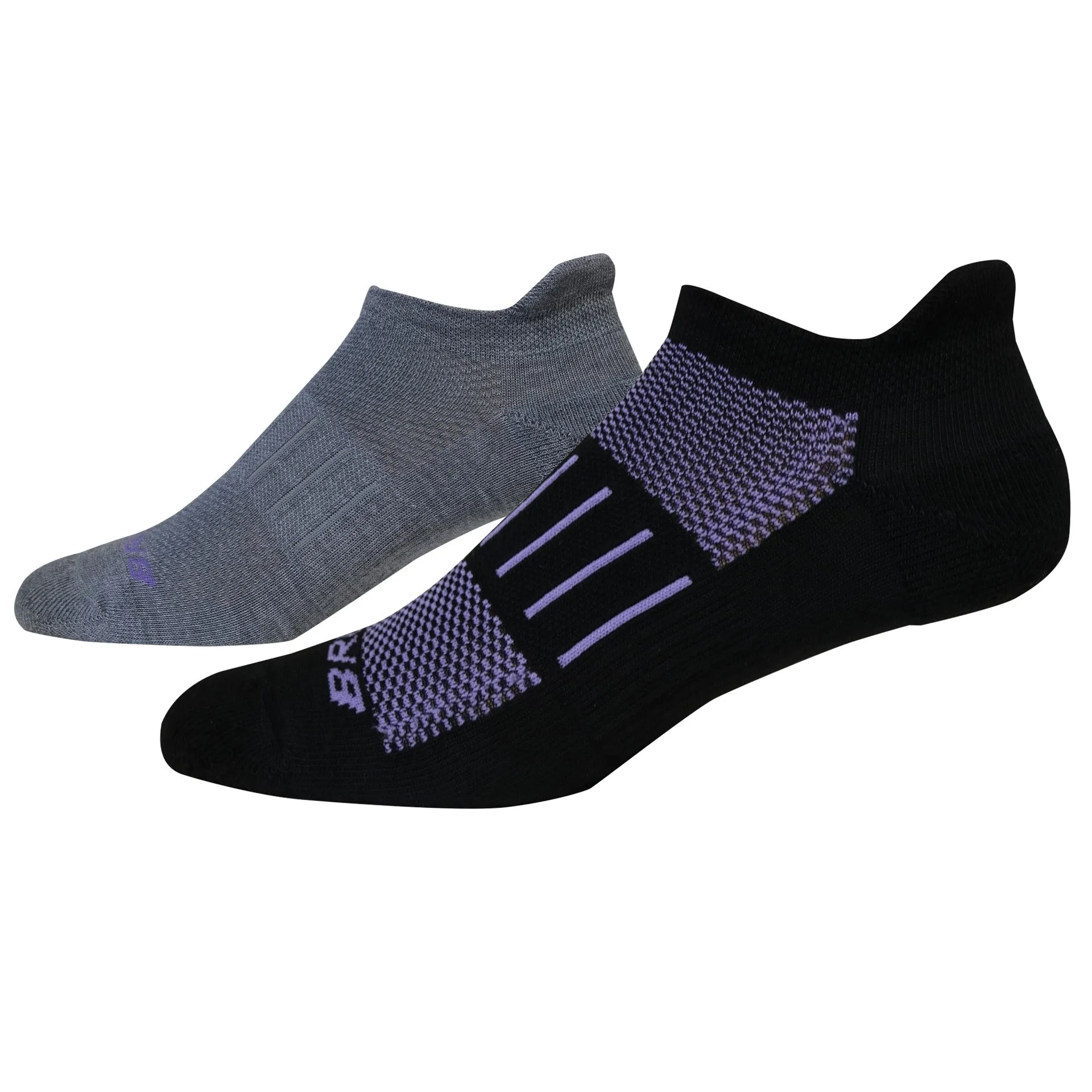 Brooks Ghost No Show Socks - 2 pack