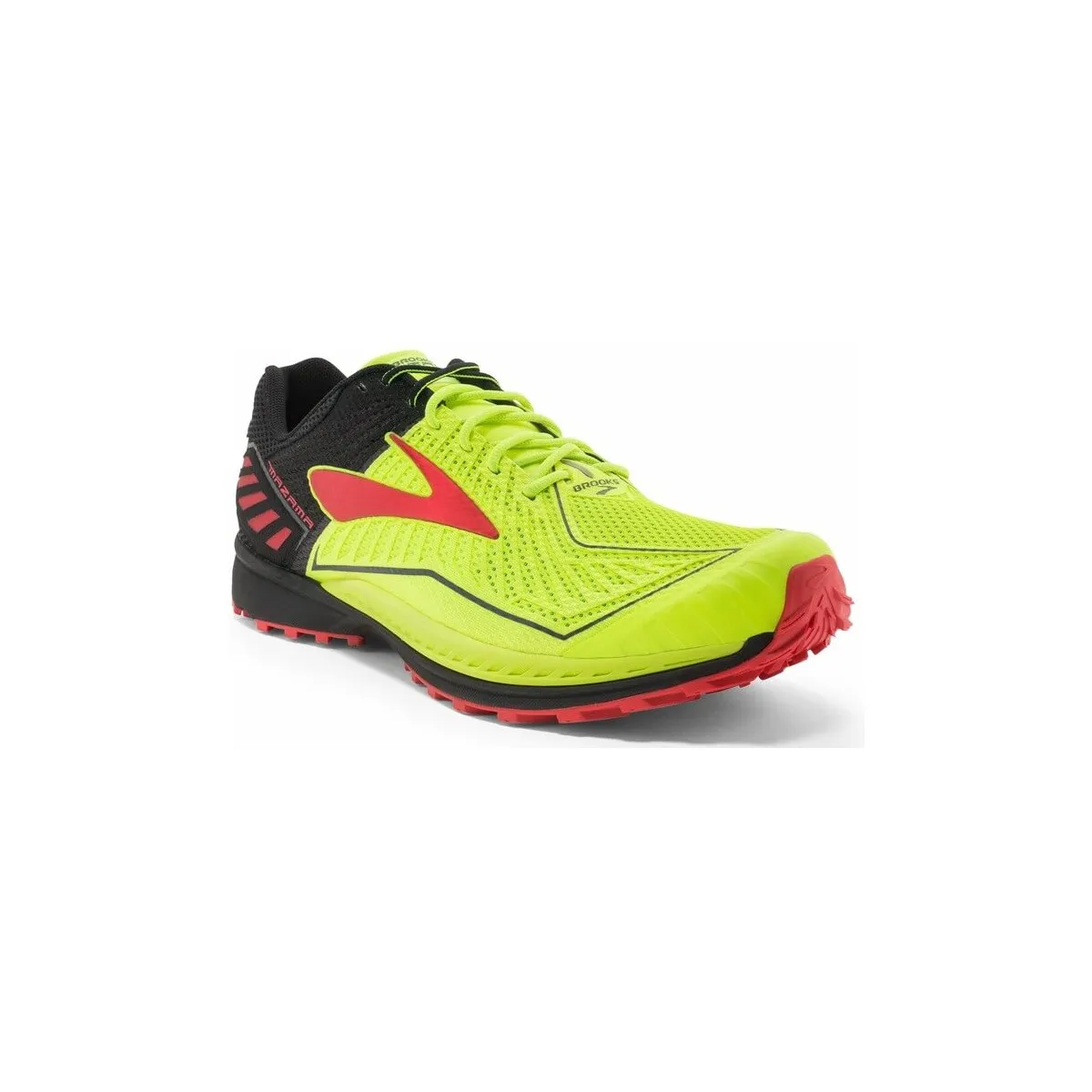 Brooks Glycerin 12 running shoes High Risk Red/Flame Orange/Black/Lime.