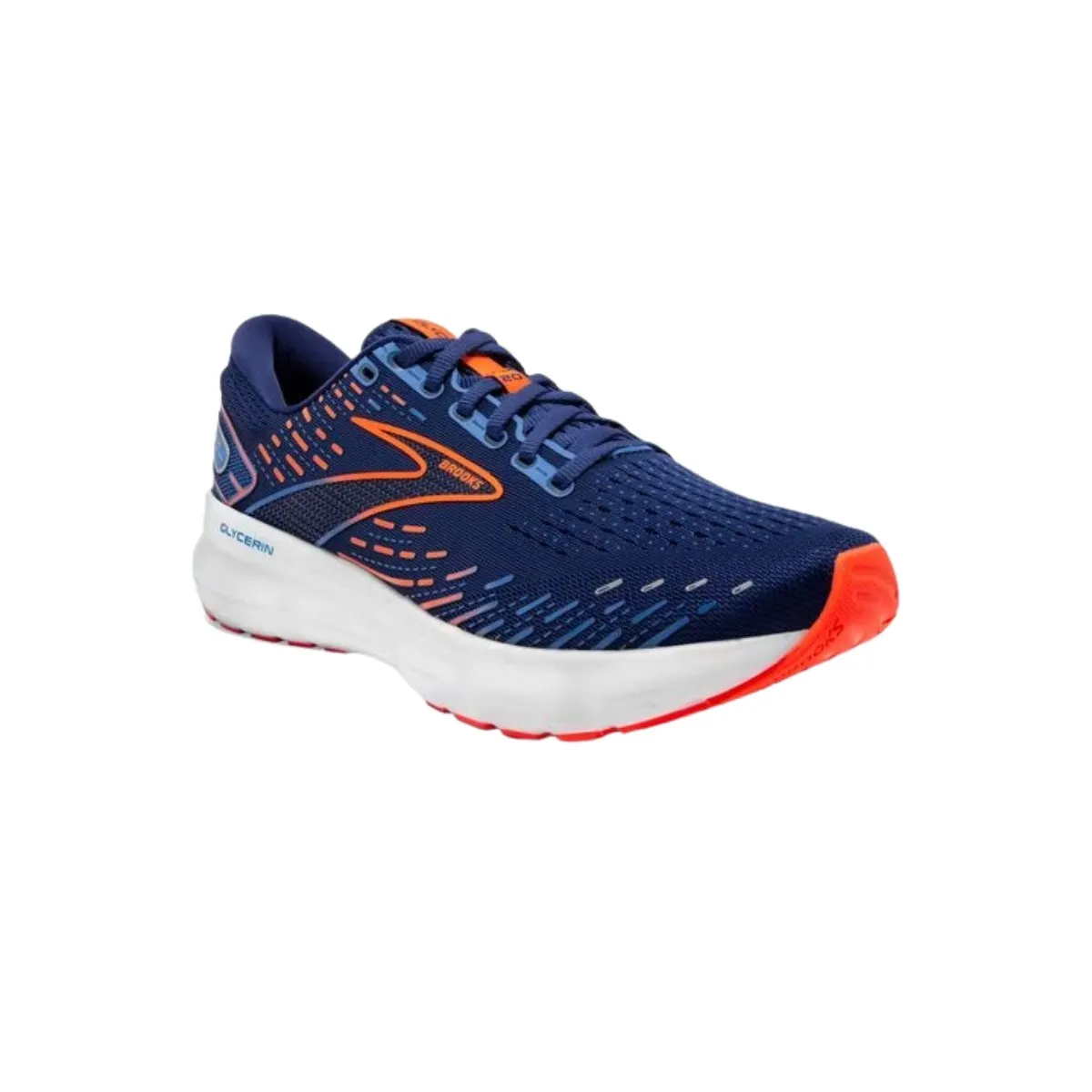 Brooks Glycerin 20 Running Shoes Blue Orange