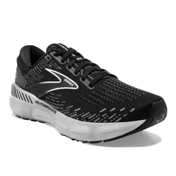 Brooks Glycerin GTS 20 Shoes - Black/White