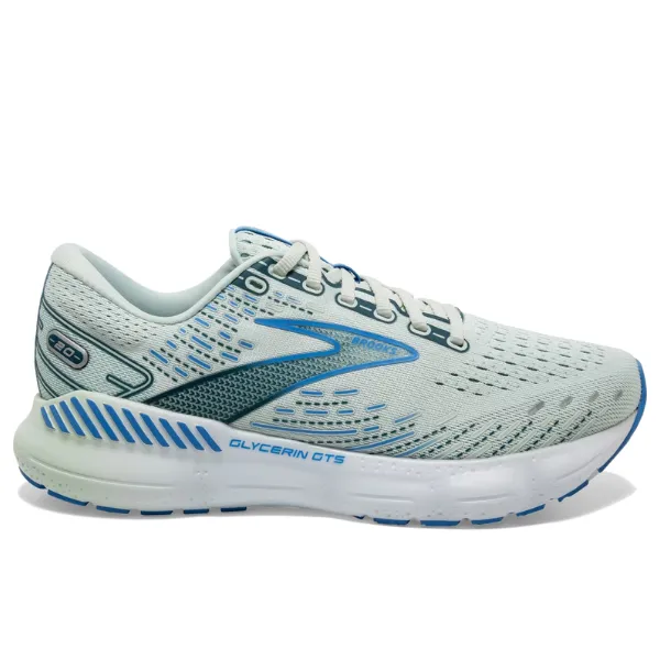 Brooks Glycerin GTS 20 Women's Running Shoes - Blue Glass/Marina/Legion Blue