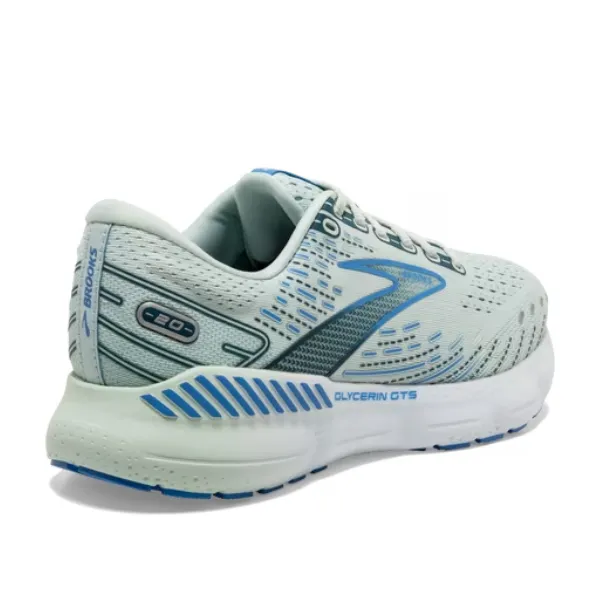 Brooks Glycerin GTS 20 Women's Running Shoes - Blue Glass/Marina/Legion Blue