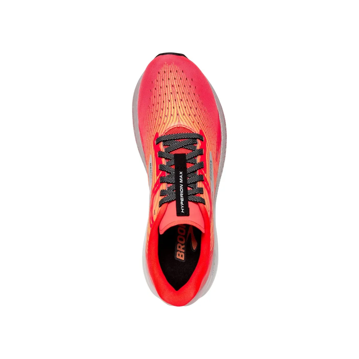 Brooks Hyperion Max Orange Red sneakers