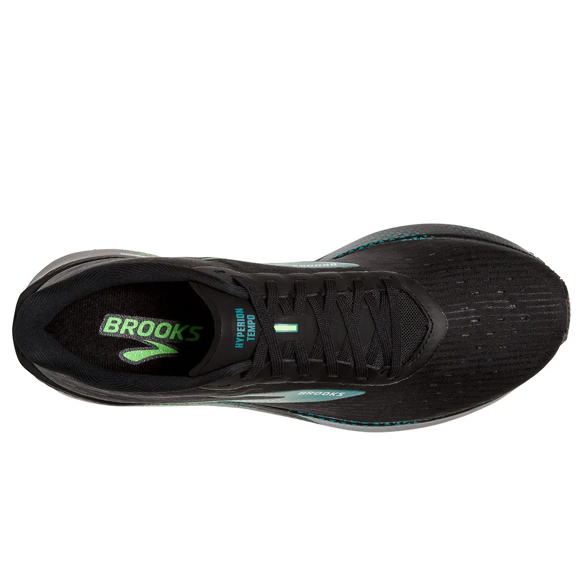 Brooks Hyperion Tempo Men's Running Shoe | Black/Green Gecko