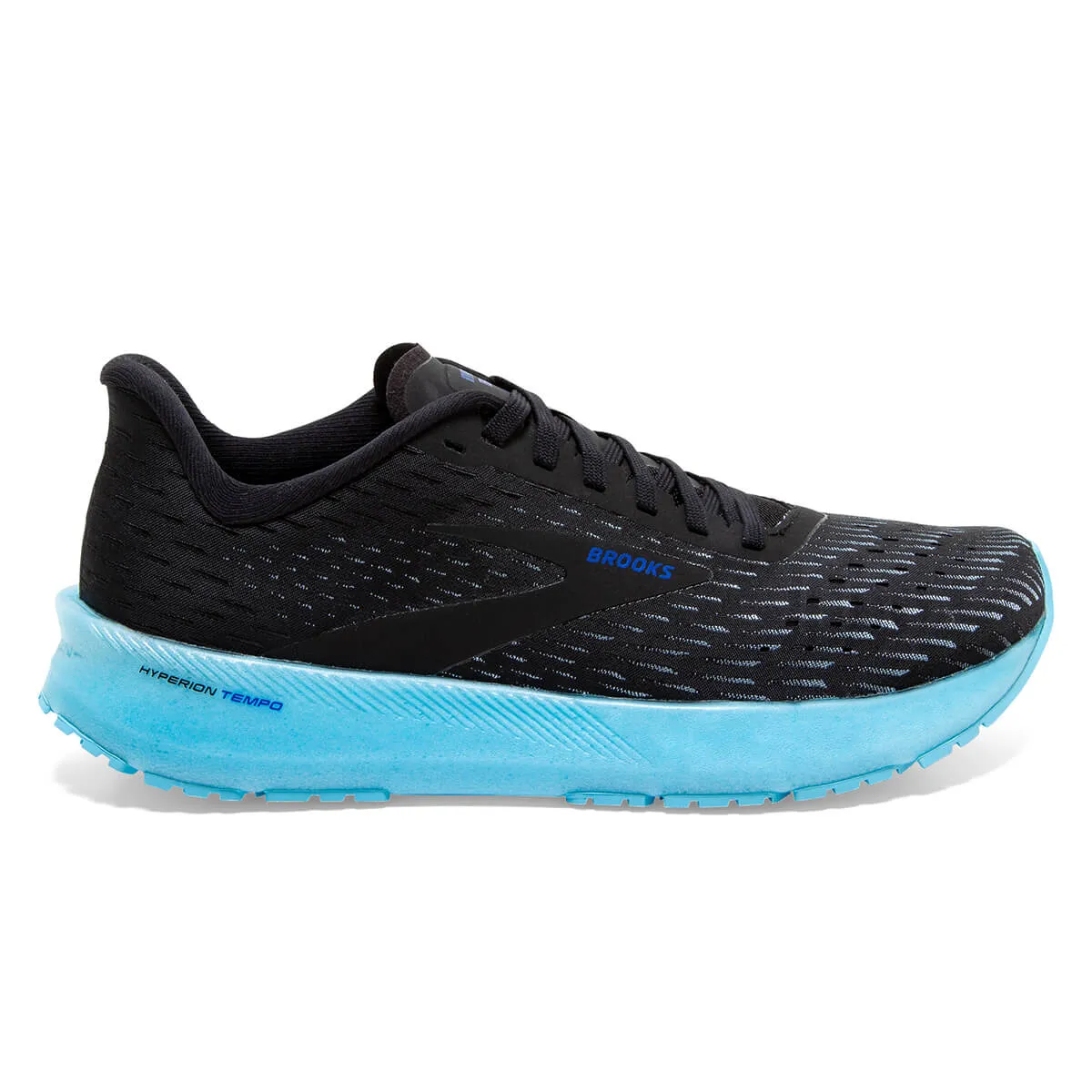 Brooks Hyperion Tempo Men's Running Shoes | Black/Iced Aqua/Blue