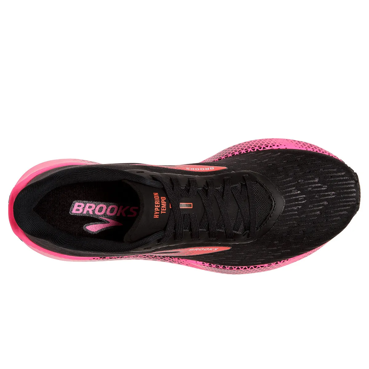 Brooks Hyperion Tempo Women's Running Shoe | Black/Pink/Hot Coral