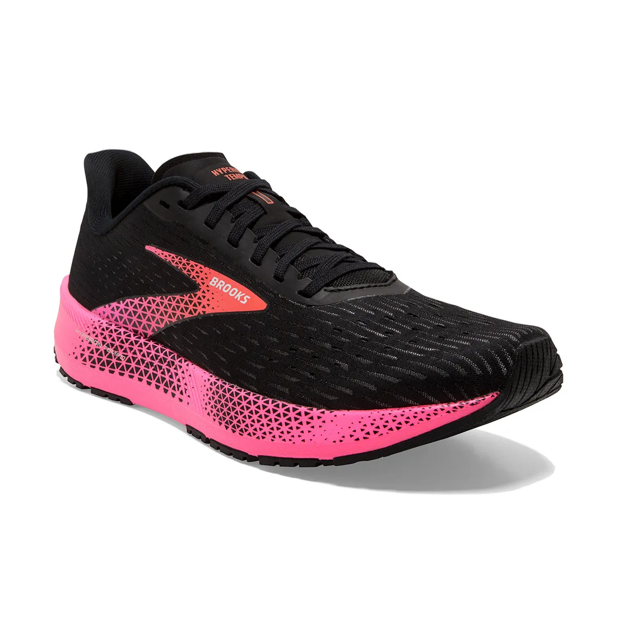 Brooks Hyperion Tempo Women's Running Shoe | Black/Pink/Hot Coral