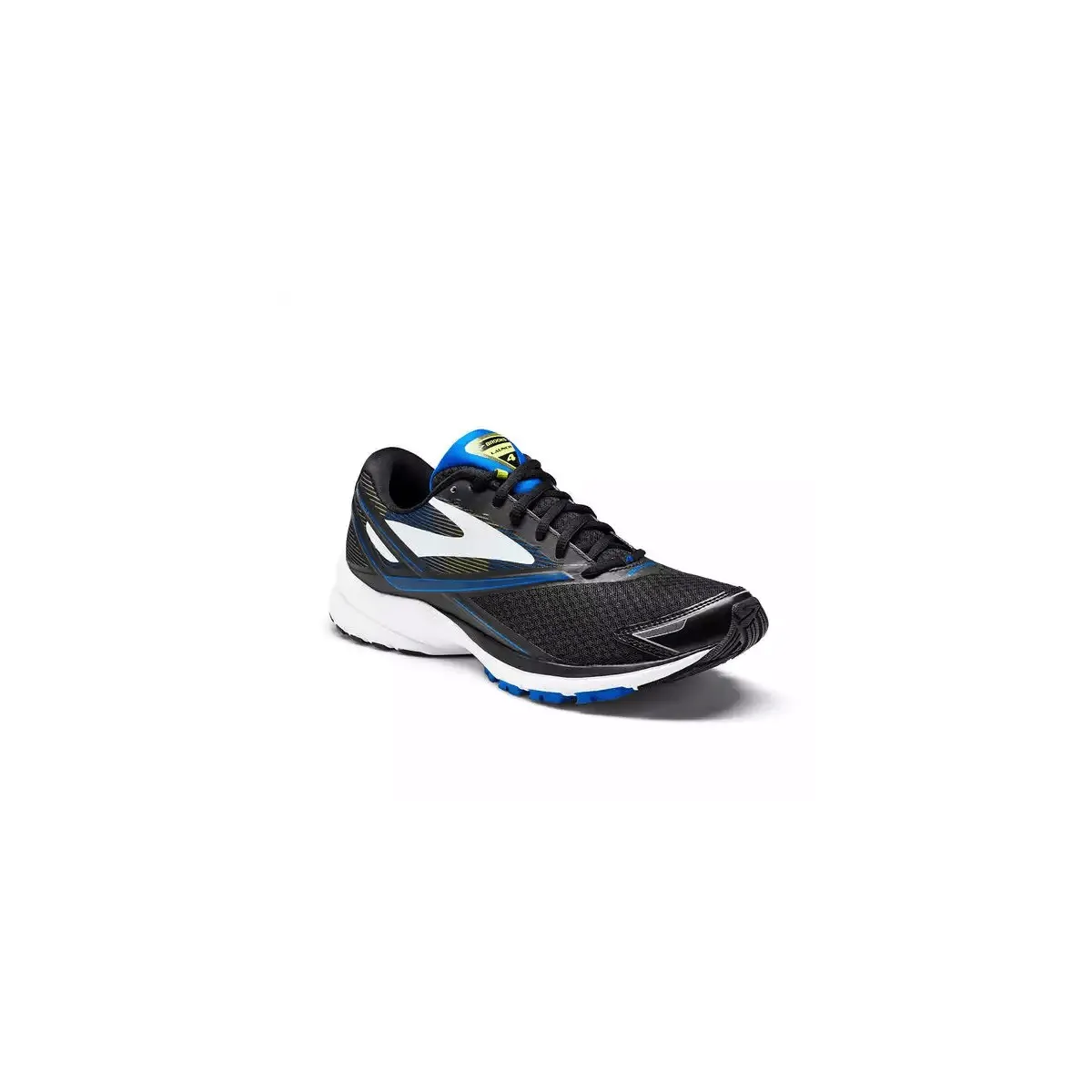 Brooks Launch 4 Special Edition White, Black, and Yellow PV17