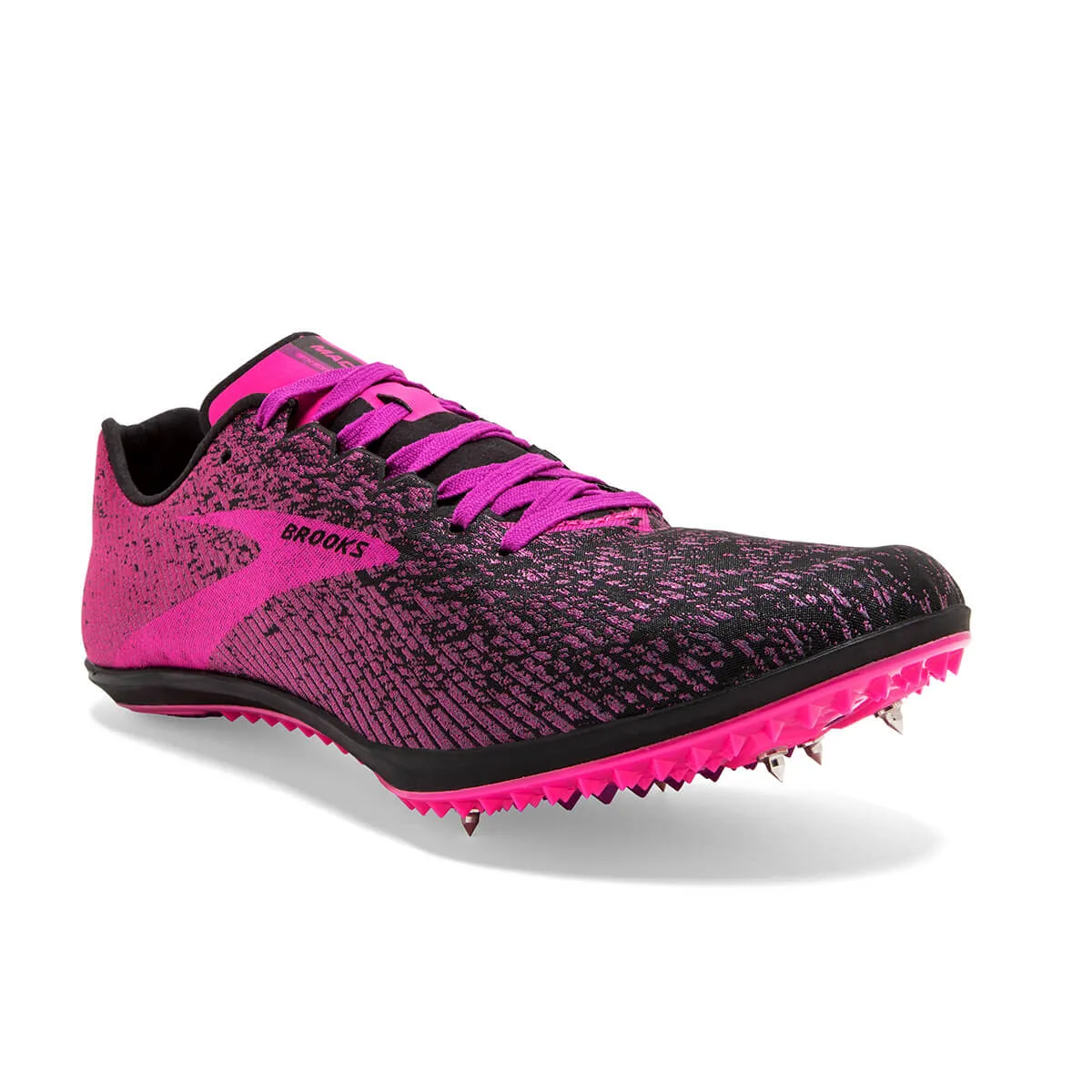 Brooks Mach 19 Women's Black Hollyhock Pink