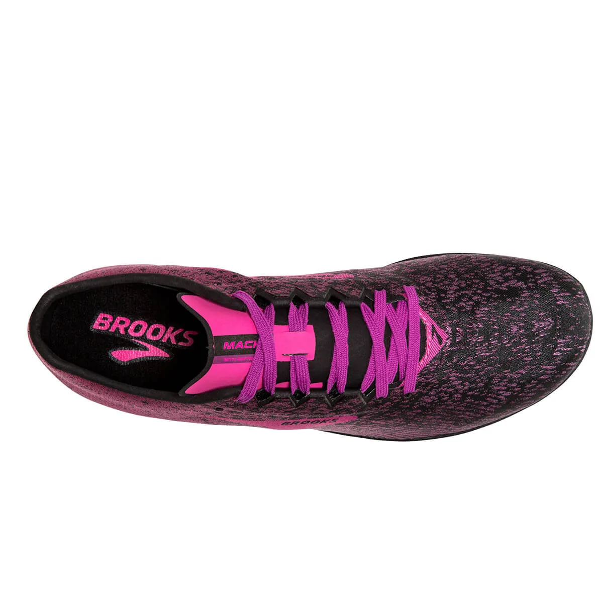 Brooks Mach 19 Women's Black Hollyhock Pink