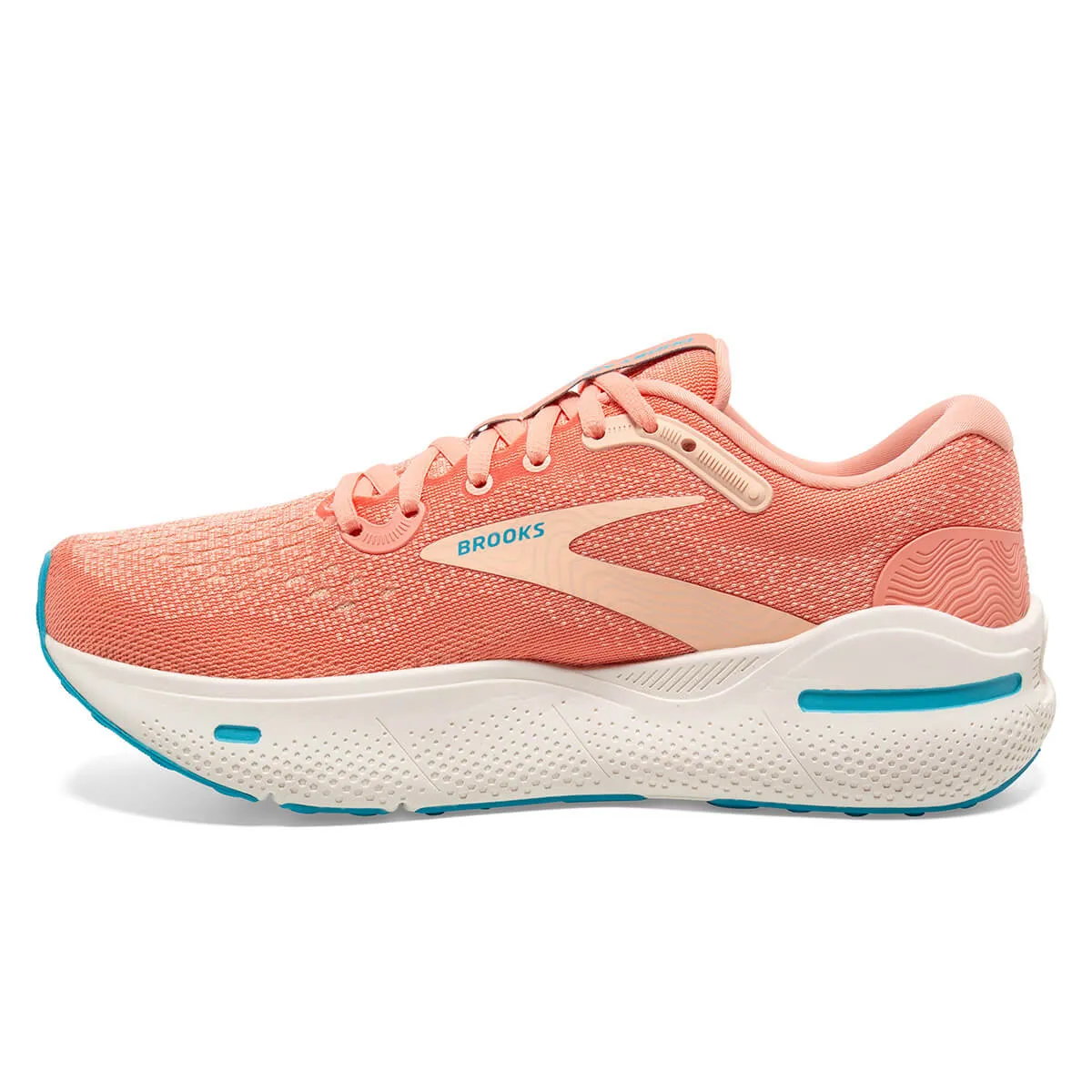 Brooks Women's Ghost Max Running Shoes - Papaya/Apricot/Blue