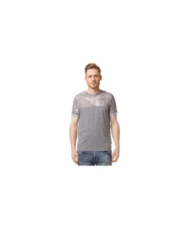 Buffalo David Bitton Mens Nalmetto Mesh Yoke Graphic T-Shirt