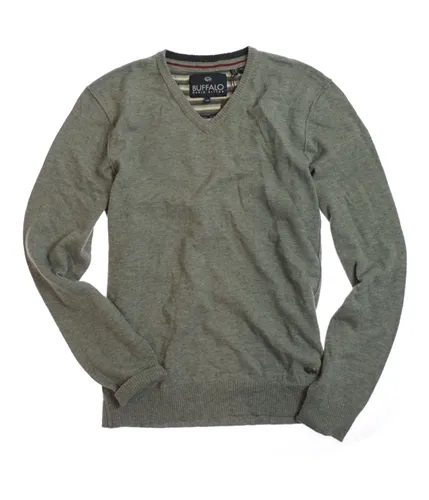 Buffalo David Bitton Mens V-Neck Knit Sweater, TW1