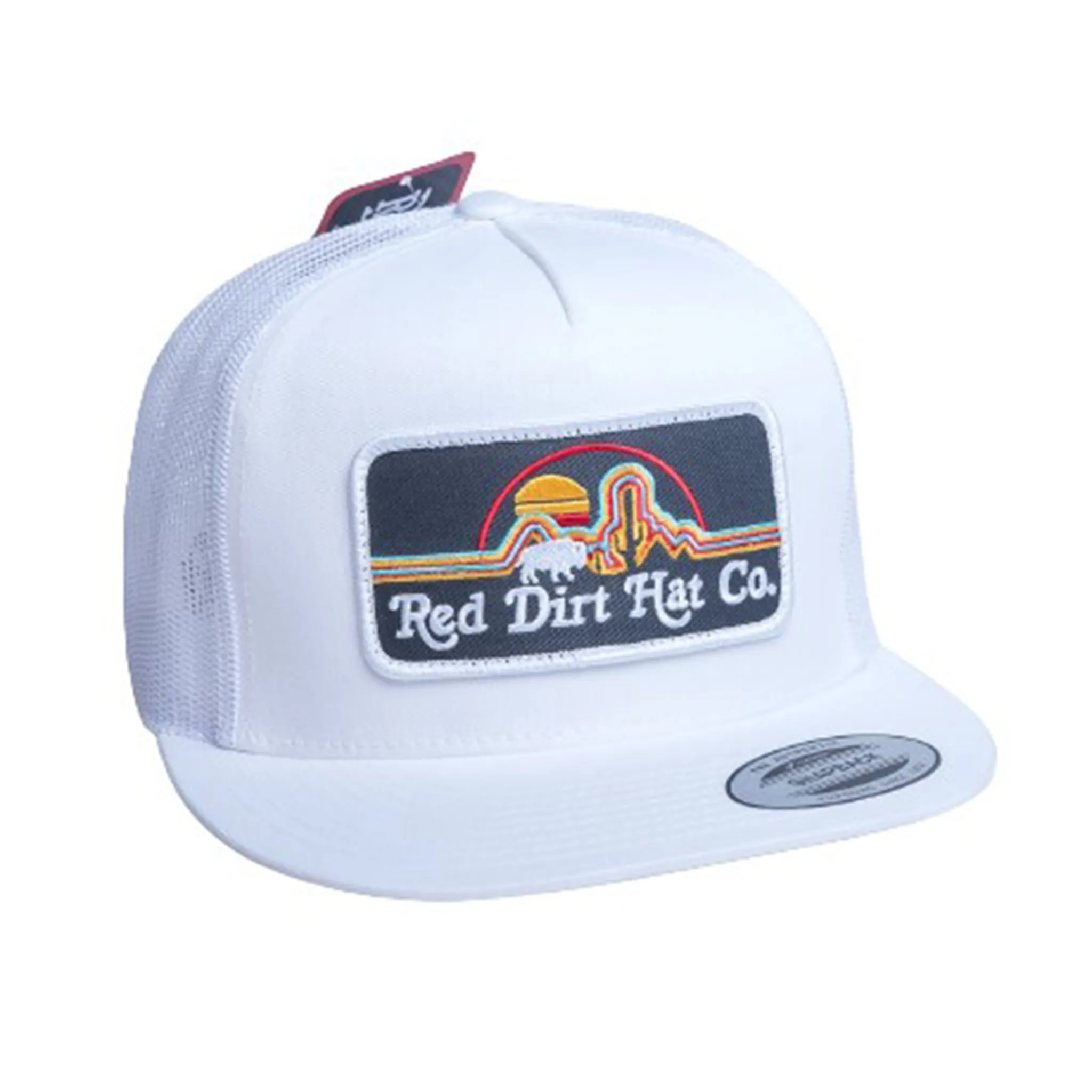 Buffalo White Cap Red Dirt Neon