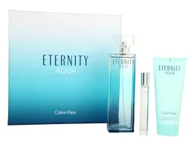 Calvin Klein Eternity Aqua 3.4 oz Eau de Parfum Gift Set - 3 Pieces