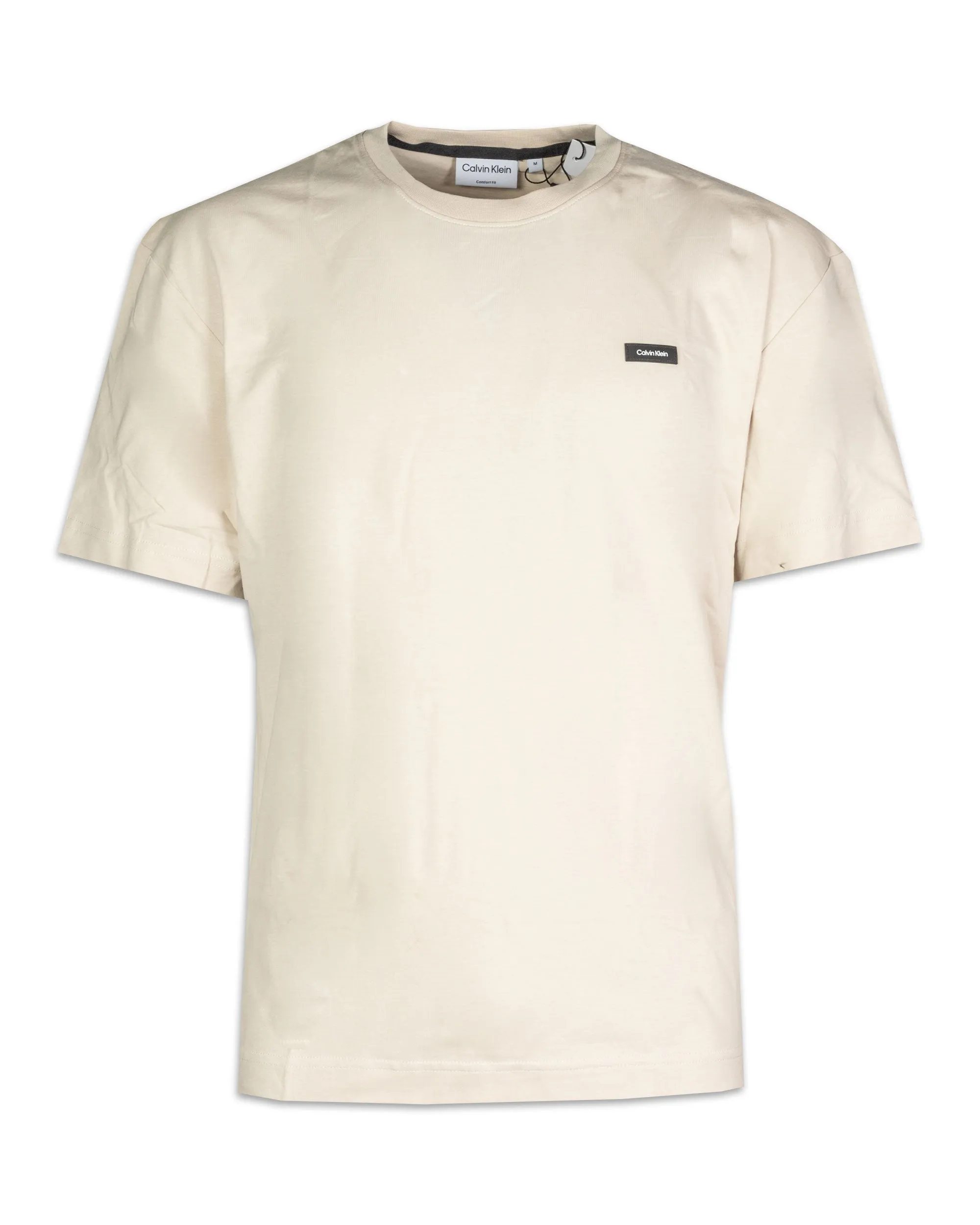 Calvin Klein Men's Comfort Fit Beige T-Shirt