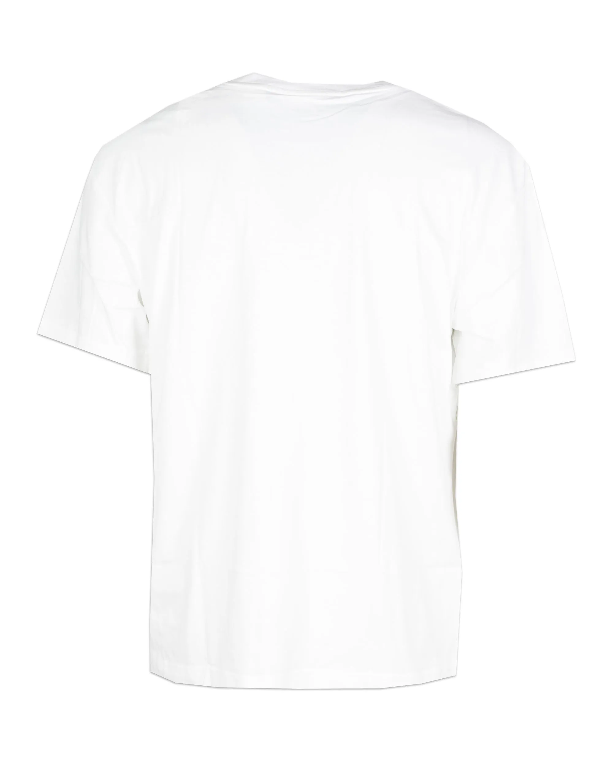 Calvin Klein men's white basic logo t-shirt.