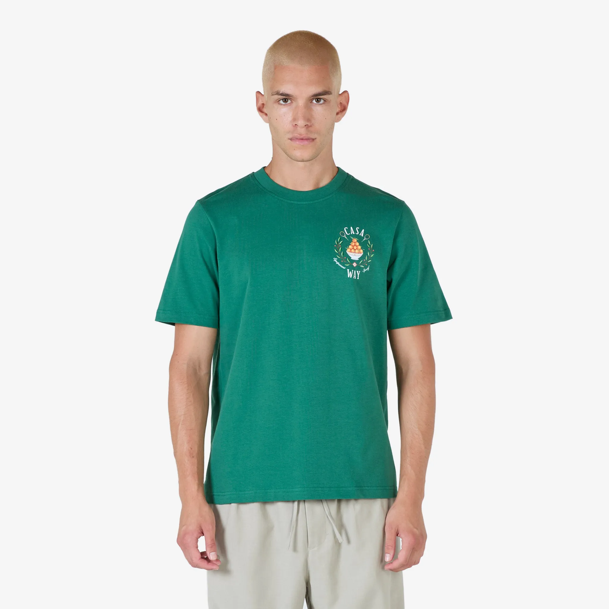 Casa Way Evergreen Print T-Shirt.