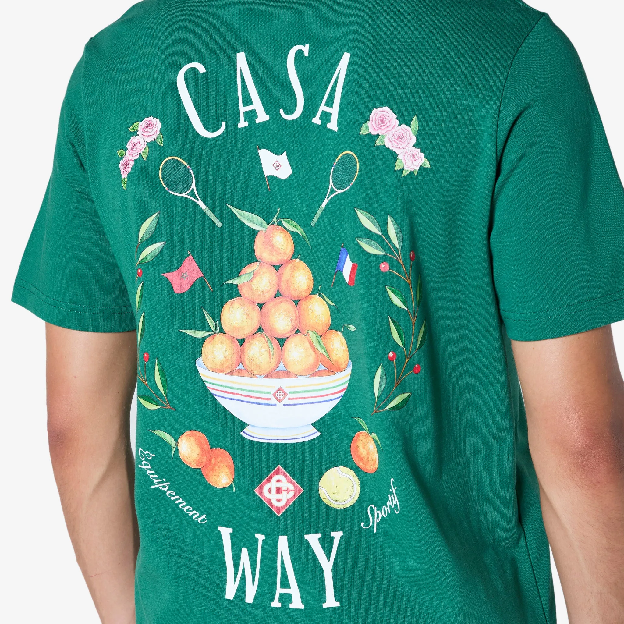 Casa Way Evergreen Print T-Shirt.