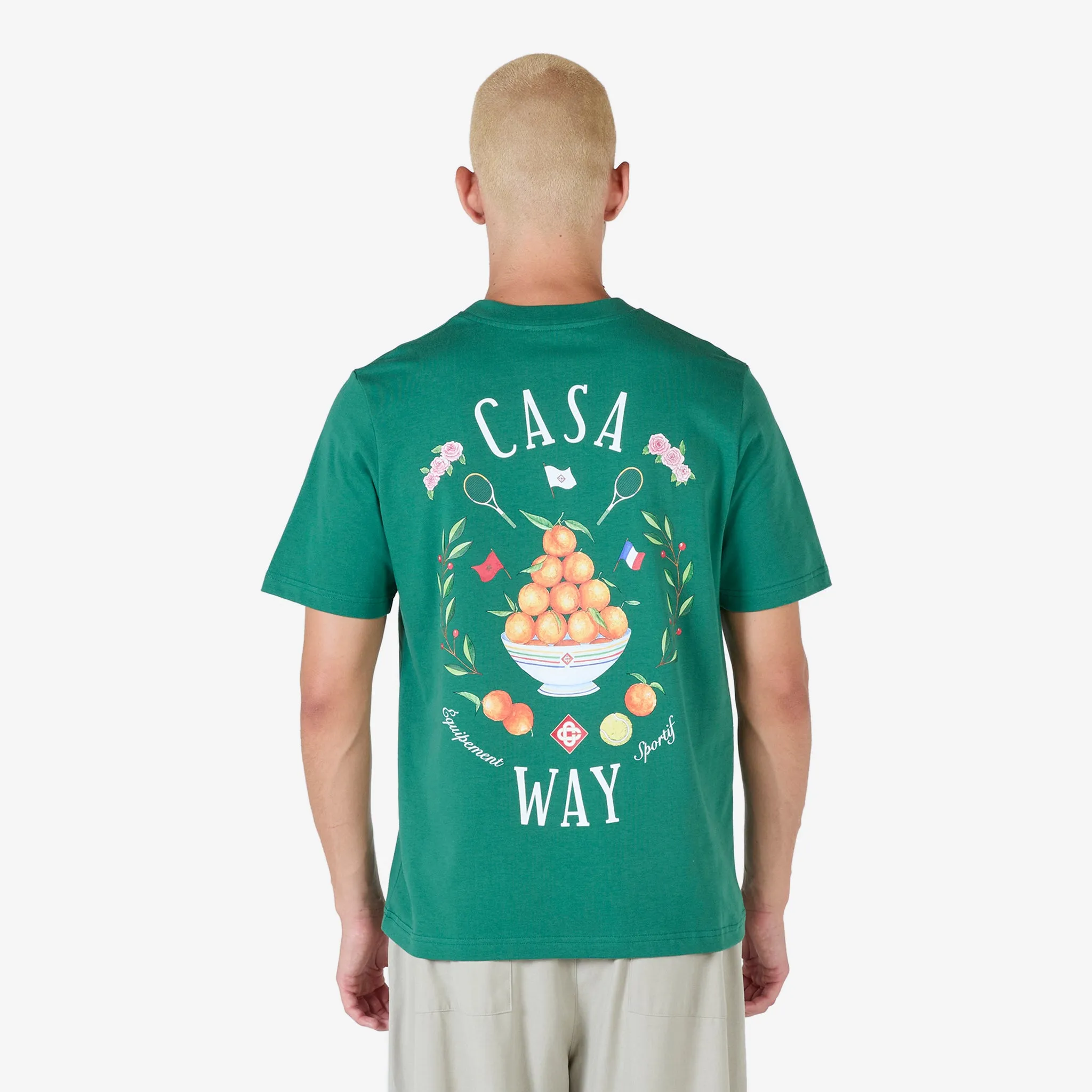 Casa Way Evergreen Print T-Shirt.