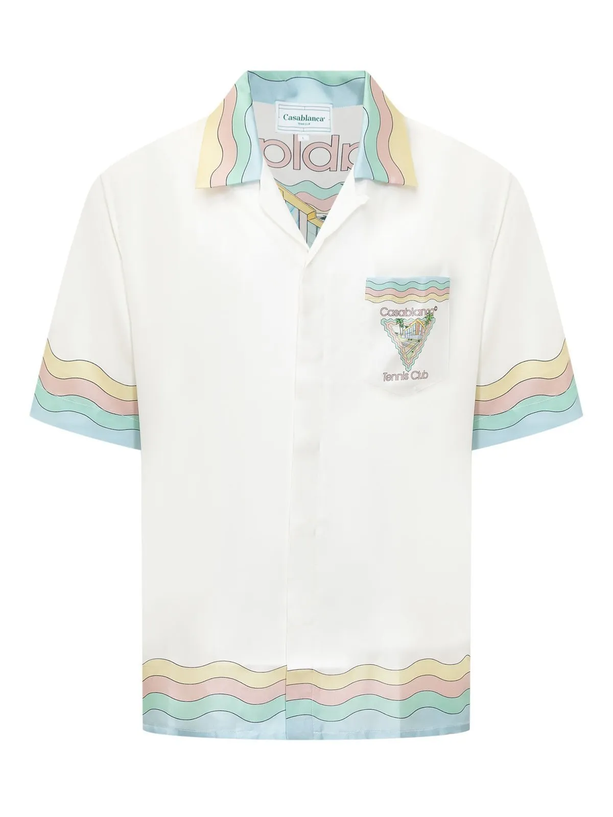 Casablanca Short Sleeves Logo Shirts - Stripes Silk Street Style | Buy Now