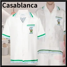 Casablanca Silk Cotton Shirts - Short Sleeves | Shop Now