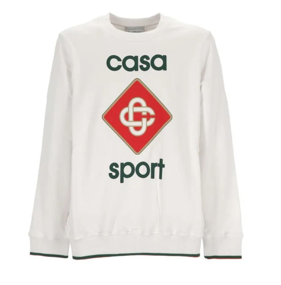 Casablanca street style logo sweatshirts