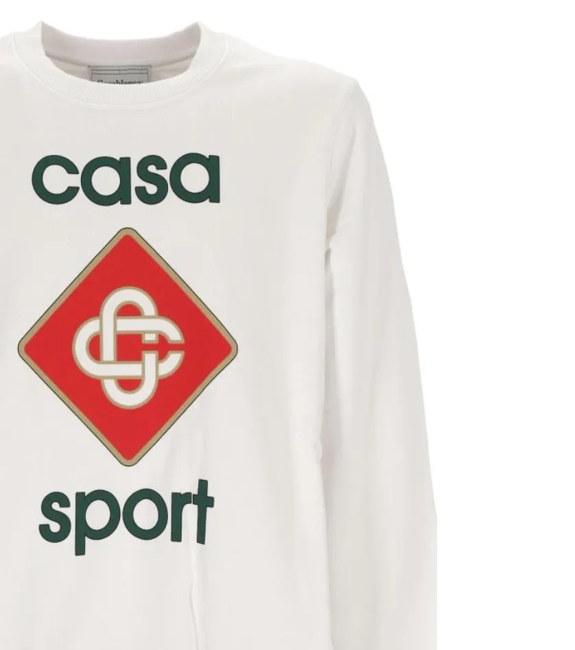 Casablanca street style logo sweatshirts