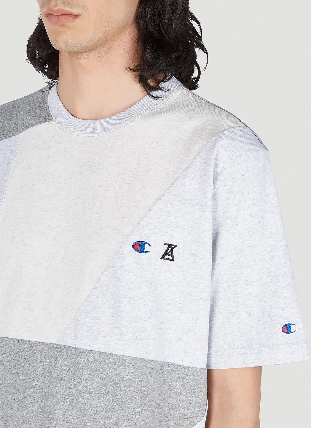 Champion Crew Neck Street Style Collaboration Cotton Short Sleeves