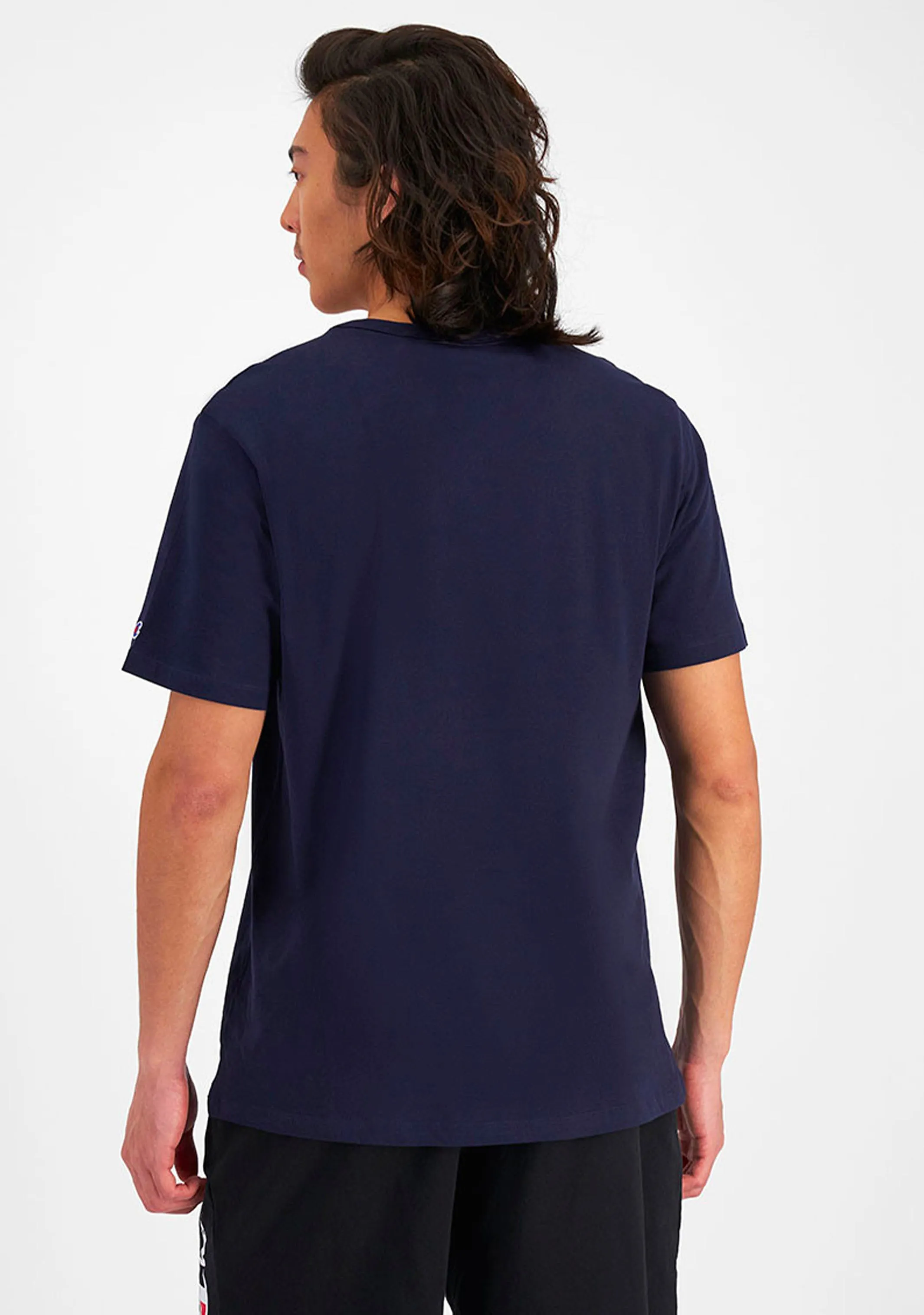 Champion Men's Navy C Logo Tee AY68N NAV