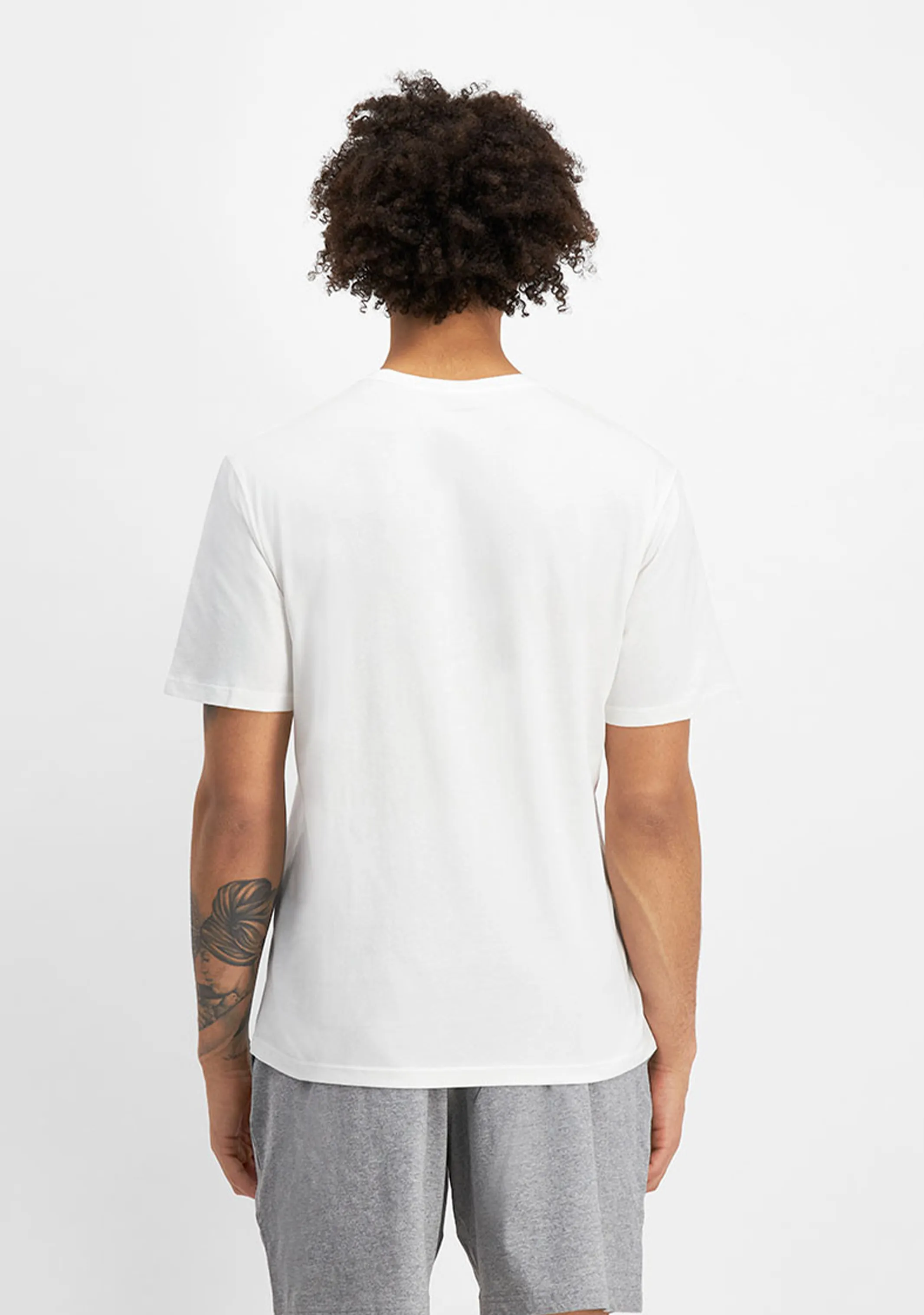 Champion Men's White C Logo Tee AY68N WIT