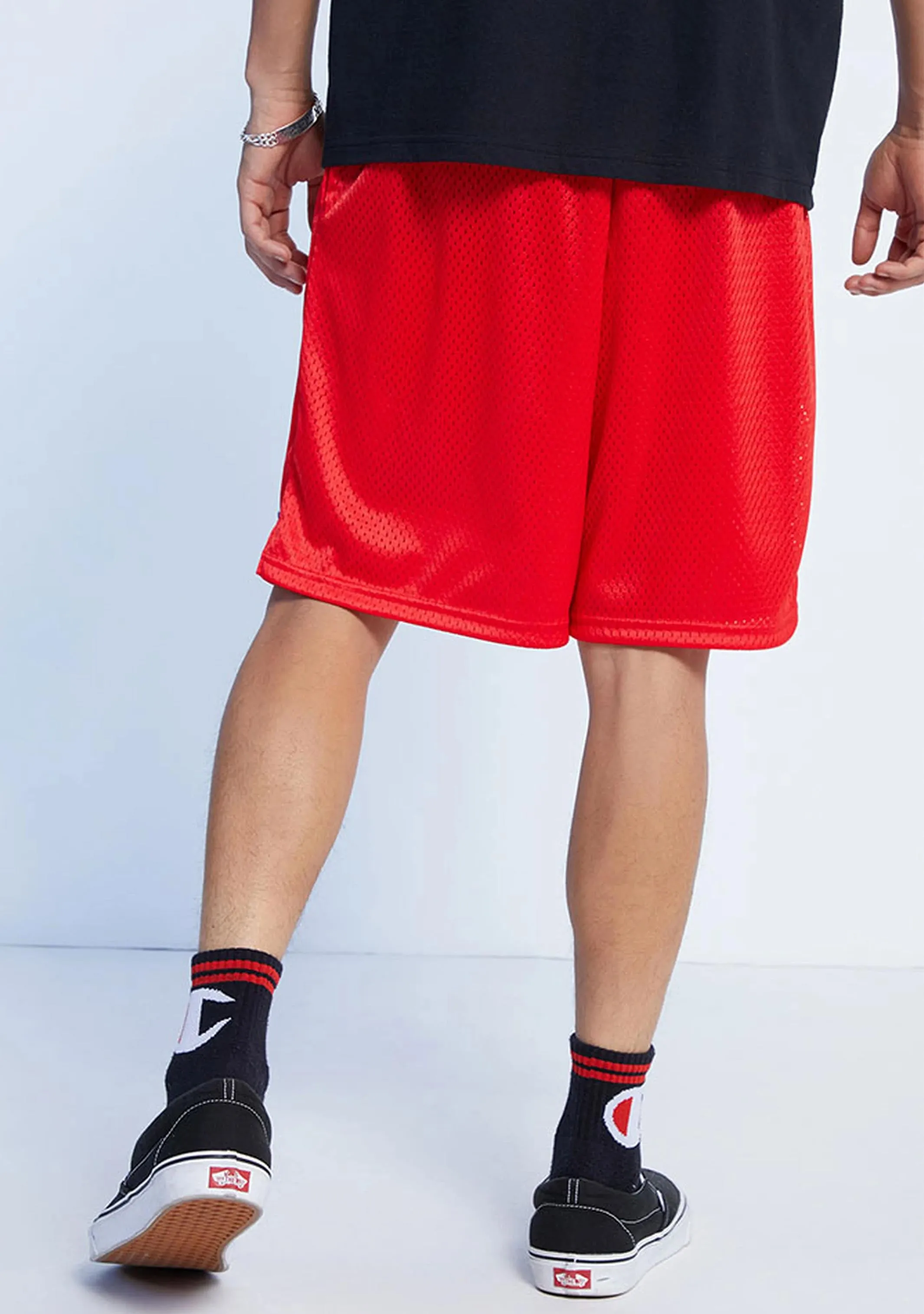 Champion US Men's 9 Basketball Shorts - Red, AURGA1 QUJ.