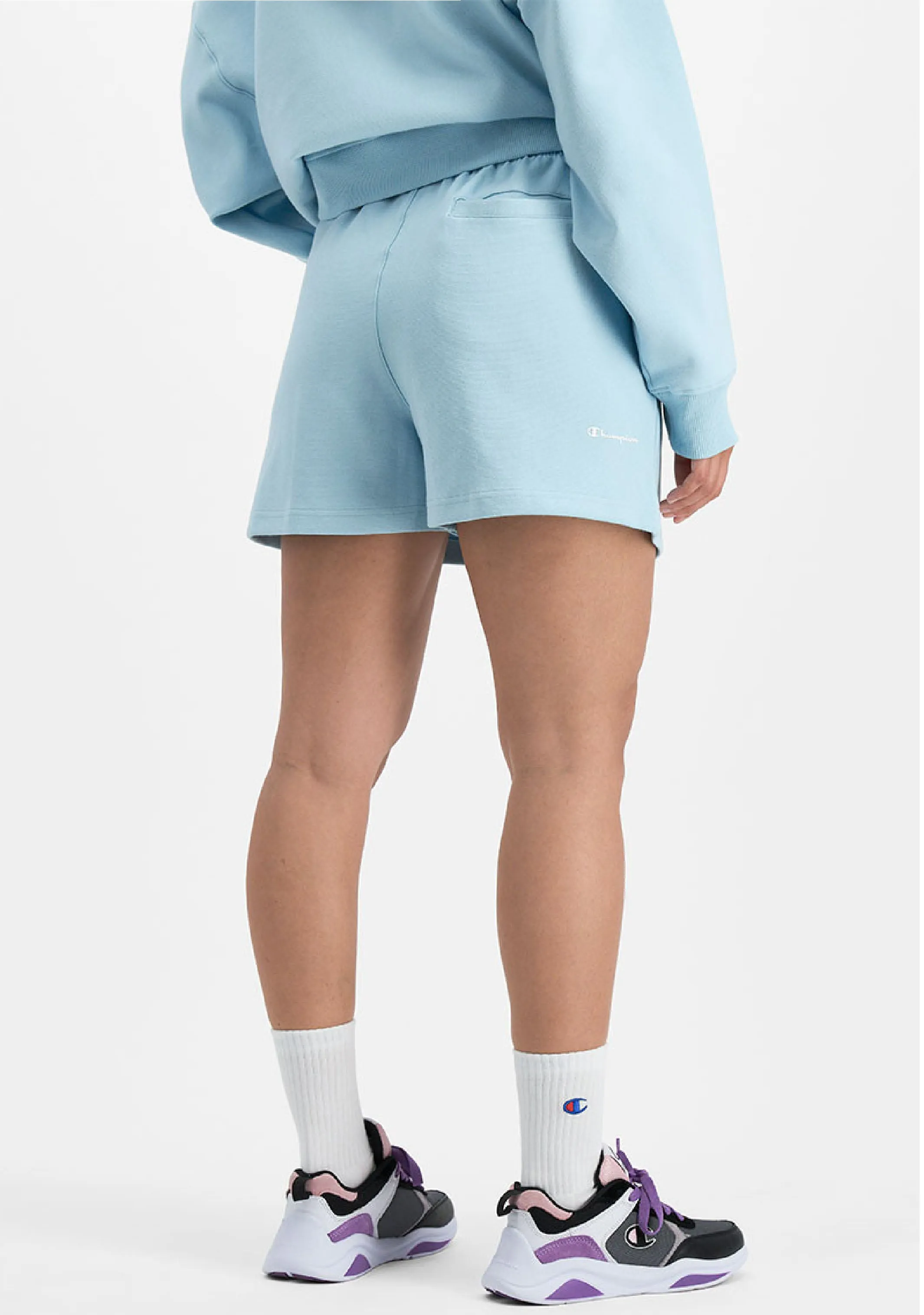 Champion Women's Rochester Base Short in CRMKN FUK