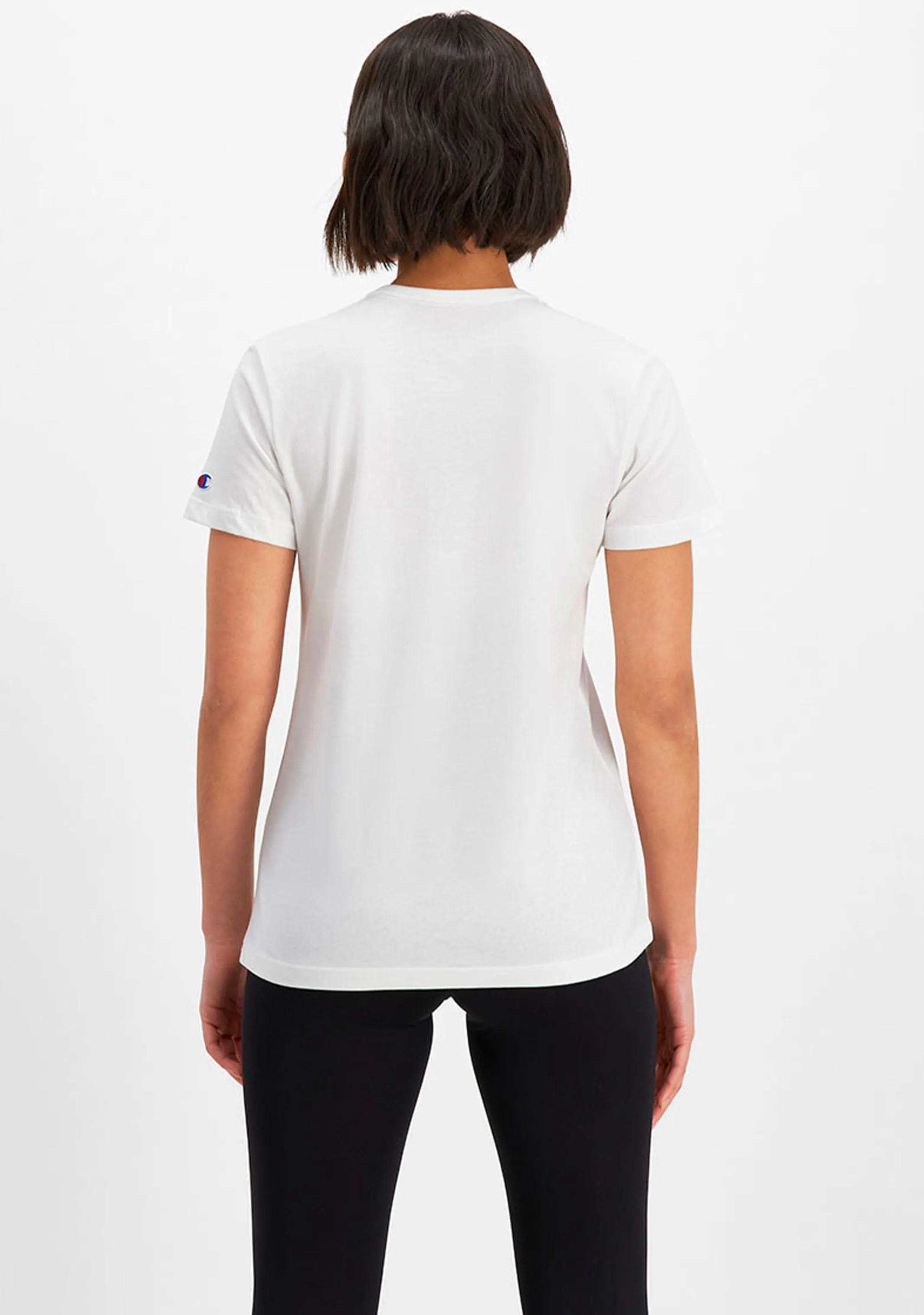 Champion Women's Script Short Sleeve Tee - White